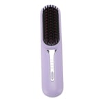 Hair Straightening Brush Type C Rechargeable Hair Care Portable Wireless Hair