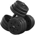 20KG Dumbbell Set Adjustable Pair of Dumbells Hand Weights for Home Gym Fitness