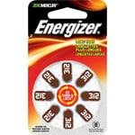 Energizer Batteri Ultra 312 Batterier til høreapparat