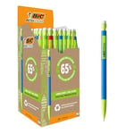 BIC Matic ECOlutions Porte-Mines Labellisé NF Environnement - 0,7 mm HB, Couleurs Du Corps Assorties, Boîte de 50