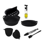 Cecotec - Friteuse sans huile Cecofry Silicone Pack Accessories Noir