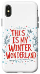 Coque pour iPhone X/XS C'est mon pays des merveilles de l'hiver