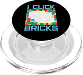 I Click Bricks Ensemble de blocs de construction créatifs Master Builder PopSockets PopGrip pour MagSafe