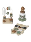 VERTBAUDET Coffret 3 Jeux d'éveil Green Forest en Bois Multicolore TU