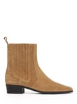 Tommy Hilfiger Suede Chelsea Boots, Safari Canvas