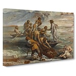 The Miraculous Fish Drought By Peter Paul Rubens Canvas Print for Living Room Bedroom Home Office Décor, Wall Art Picture Ready to Hang, 30 x 20 Inch (76 x 50 cm)