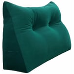 VERCART Coussin de Lecture Compensé, Triangulaire Coussin à Coins, Gros Coussin Canapé, Traversin Tête de lit Support Arrière, Oreiller Cervical