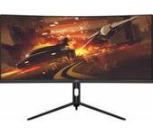 ADX A30A3M25 Wide Full HD 30" Curved LCD Gaming Monitor - Black, Black