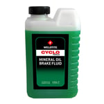 Weldtite Mineral Oil Brake Fluid - 1 Litre Green / 1L