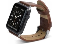 X-Doria X-Doria Lux Band - Läderarmband För Apple Watch 38Mm (Brun) Universal