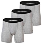 Adidas Men's Boxer Shorts, 3 Pack - Boxer Briefs, Active Flex Cotton, Logo...