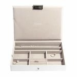 Stackers Classic Medium Jewellery Box Lid in White