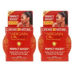 2xCreme Of Nature With Argan Oil From Morocco Perfect Edges Perfect Hold 2.25 Oz