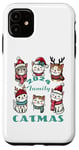 Coque pour iPhone 11 Catmas Famille Chat Kitty Funny Christmas Holiday 2024