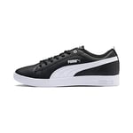 PUMA Women Puma Smash Wns v2 L Sneakers, Puma Black-Puma White, 7 UK