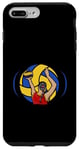 Coque pour iPhone 7 Plus/8 Plus Volley de plage, je sais que je joue comme une fille, essaie de suivre