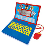 Lexibook JC598PAi13 Educational and Bilingual Laptop Arabic/English-Toy for Child Kid 124 Activities, Learn Play Games and Music with Paw Patrol-Red/Blue