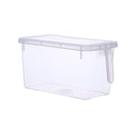 Forehill - 4L petit 281515cm en plastique réfrigérateur boîte de rangement tiroir type transparent rectangulaire frais de conservation boîte ménage