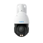 Reolink Smart 4K/8MP UHD PTZ Dome Security Camera with Cutting-Edge 16X 3D Optical Zoom, Spotlights Color Night Vision, Person/Vehicle/Animal Detection, Two-Way Audio, 24/7 Recording, RLC-823S2