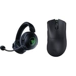 Razer Kraken V3 Pro Wireless - Casque Gaming sans Fil avec Technologie Haptique Noir & DeathAdder V3 Pro - Souris Gaming Esports Ergonomique sans Fil Noir