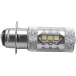 Ampoules de à led H6, 12V Blanc P15D-1 / H6M 80W Ampoule de Feu Antibrouillard Auto Lampe TéMoin 6000K Auto led Parking 12V Remplacer la LumièRe au