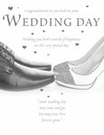 Congratulations On Your Wedding Day Card - Piccadilly Cards