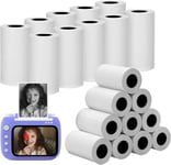 20 Rouleaux Papier Appareil Photo Enfants, 5,7X3Cm Papier D'Imprimante Thermique De Recharge, Impression Hd Papier Appareil Photo Instantané Fournitures Pour Appareil Photo Enfant