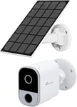 Caméra de Surveillance WiFi+Panneau Solaire-Batterie 5200mAh-FullHD-Détection de Mouvement et Humaine- Extérieur-Vision Nocturne-Audio bidirectionnel- Alexa, Google Home, Tuya App