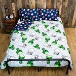 Officially Licensed Minecraft Double Duvet Bedding | Care Free Reversible Coverless Quilt & Pillowcase | Washable Duvet | Perfect For Travelling & Sleepovers...