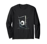 Soccer Ball Goal Graphic Long Sleeve T-Shirt