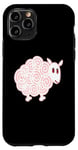 Coque pour iPhone 11 Pro Mouton rose – Dessin animé drôle de moutons