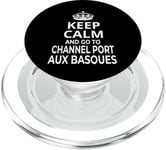 Souvenirs « Keep Calm And Go To Channel Port Aux Basques » PopSockets PopGrip pour MagSafe