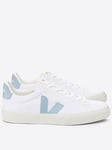 Veja Women's Campo Canvas Trainers - Light Blue, Light Blue, Size 5, Women