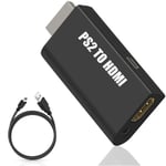 PS2 HDMI-ljud- och videokonverteradapter PS2 till HDMI-konverteradapter med 3,5 mm