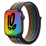 Bracelet Nike Sport Loop pour Apple Watch Series 1 á 9 / SE (38/40/41 mm) | Series 10 (42 mm) - Pride Edition - Neuf