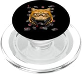 Gamer Exotic Shorthair Jeu vidéo pour garçon PopSockets PopGrip pour MagSafe