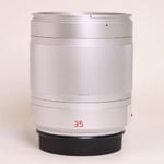 Leica Used Summilux TL 35mm f/1.4 ASPH Lens Silver Anodised