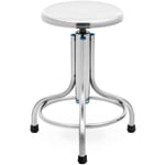 Steinberg Systems - Tabouret labo Tabouret de laboratoire Réglable en hauteur Inox 45 - 60 cm 150 kg