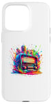 Coque pour iPhone 15 Pro Max Splash Art Radio Vintage Radios Antiques