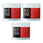 NIP + FAB Hydrate Dragon's Blood Fix Cleansing Pads - 60 Pads 80ml x3