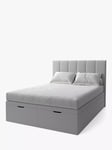 Koti Home Avon Upholstered Ottoman Storage Bed, King Size