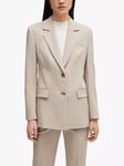 BOSS Jerela Tailored Jacket, Open Beige