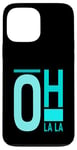 Coque pour iPhone 13 Pro Max Graphique en couleur Turquoise Oh La La Turquoise