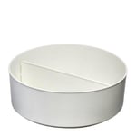 iDesign - Rosanna Pancino lazy susan høy m/skillevegg 25 cm kokoshvit