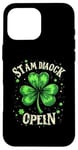 iPhone 16 Pro Max ST AM DIAOCK OPENLN Four-leaf Clover Case