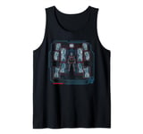 Marvel Avengers Mech Strike Spider-Man Tech Blueprint Tank Top