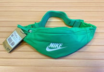 Nike Heritage Waist Pack 1L Small Mini Crossbody Zip Bag Retro Futura Green New