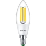 10 st Master Ultra Efficient LED Candle 2,3W 840 485 lm E14, klar