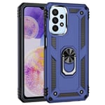 Samsung Galaxy A23      Military Armour Ring Case    Navy