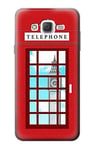 England Classic British Telephone Box Minimalist Case Cover For Samsung Galaxy J7